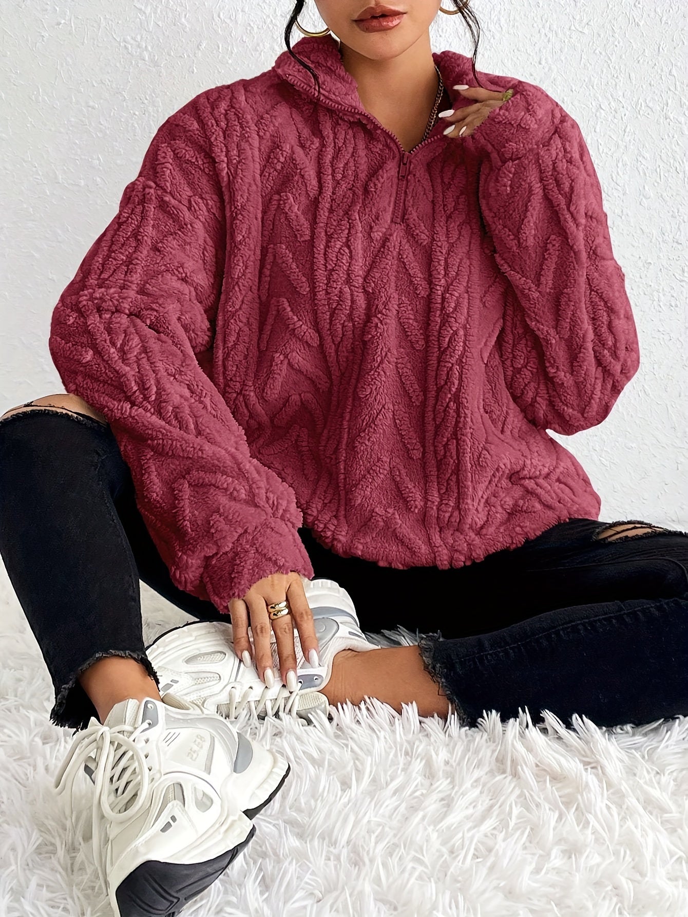DFFRNT® | Elegante Fleece Trui