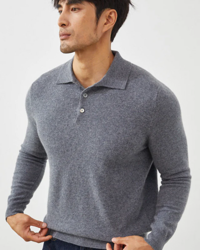 DFFRNT® | Kasjmier Polo met lange mouwene