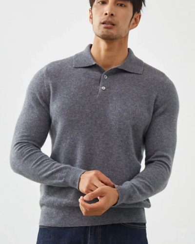 DFFRNT® | Kasjmier Polo met lange mouwene