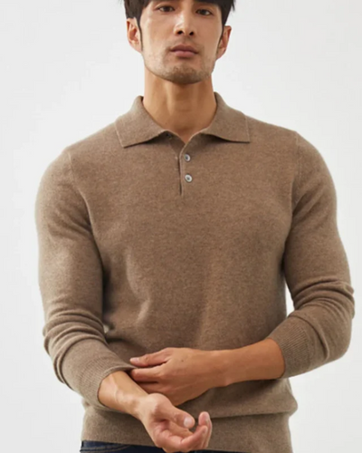 DFFRNT® | Kasjmier Polo met lange mouwene
