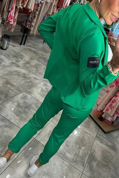 DFFRNT® | Tweedelige set met zachte blazer & relaxte joggers