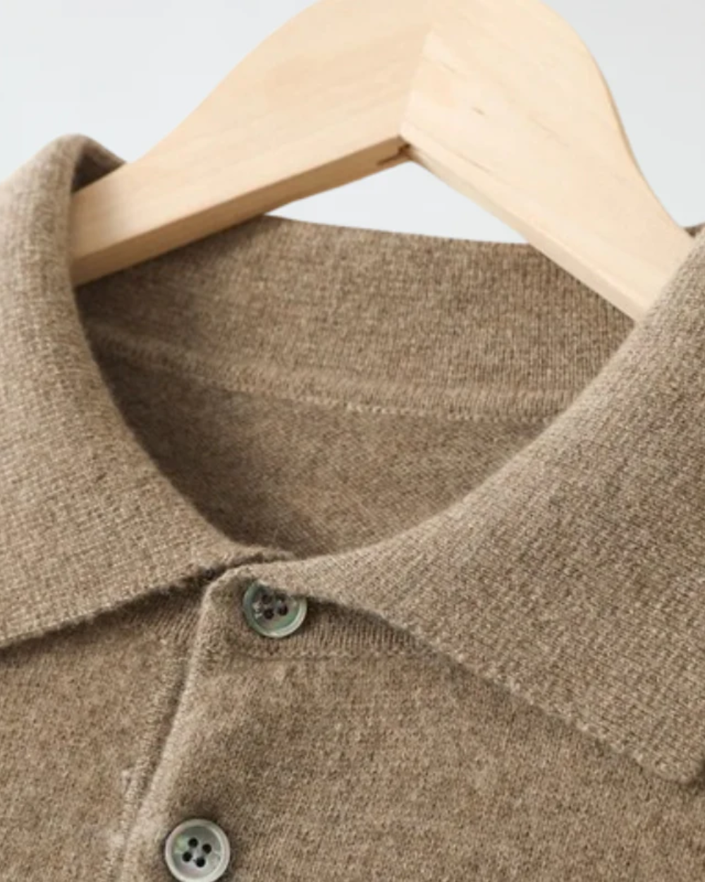 DFFRNT® | Kasjmier Polo met lange mouwene