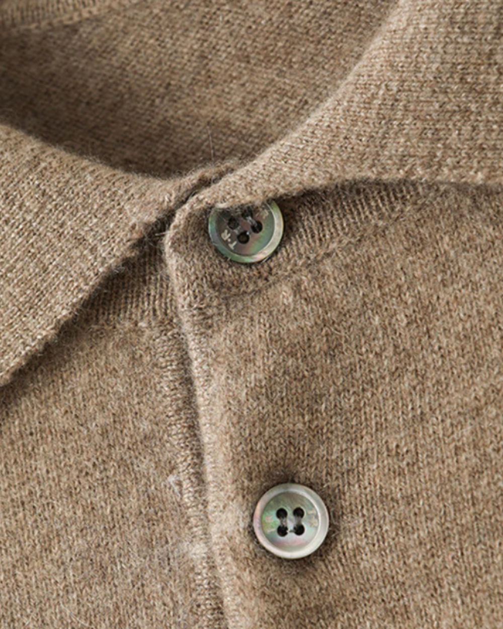 DFFRNT® | Kasjmier Polo met lange mouwene