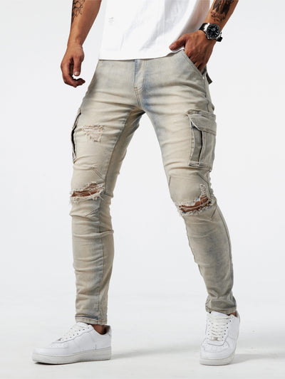 DFFRNT® | Slim Fit Cargo Jeans
