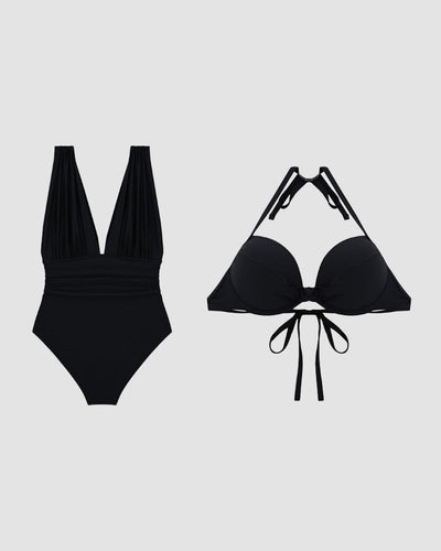 DFFRNT®  | Luxe Shaping Badpak met Diepe V-Hals