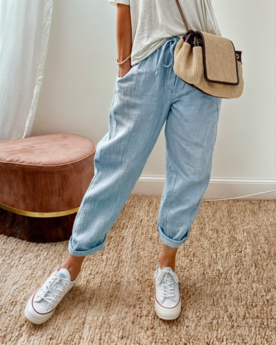 DFFRNT® | Elegante linnenmix broek