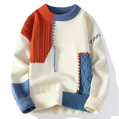 DFFRNT® | Patchwork trui