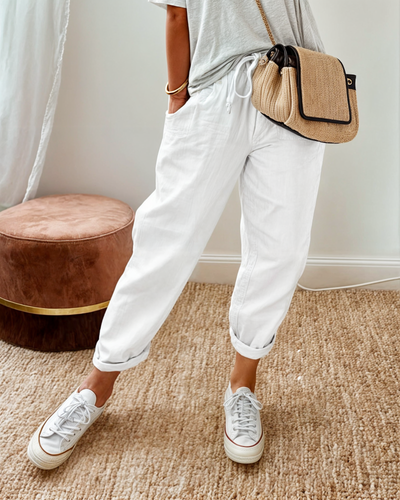 DFFRNT® | Elegante linnenmix broek