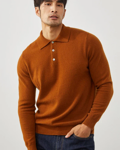 DFFRNT® | Kasjmier Polo met lange mouwene