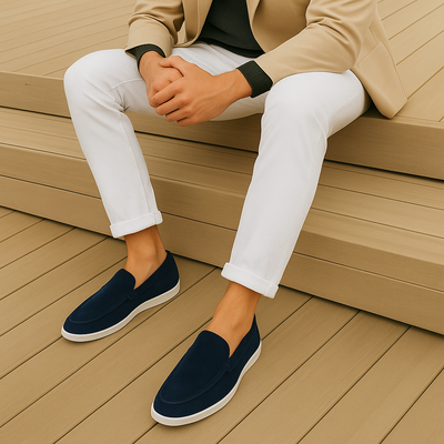 DFFRNT® | Lage suéde Loafers