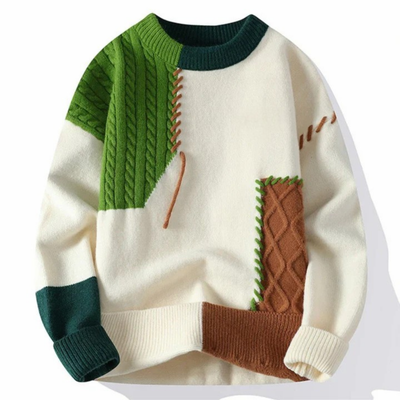 DFFRNT® | Patchwork trui