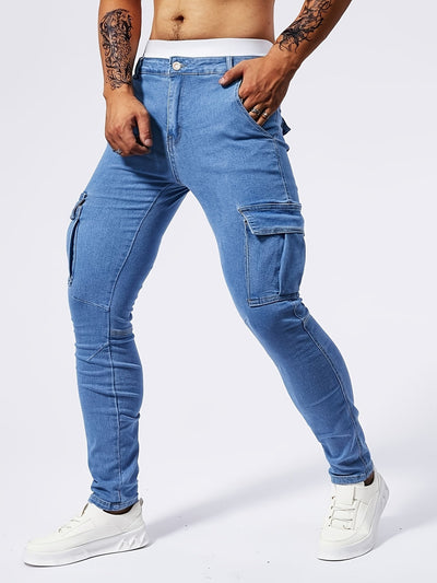 DFFRNT® | Extra Slim Fit Cargo Jeans