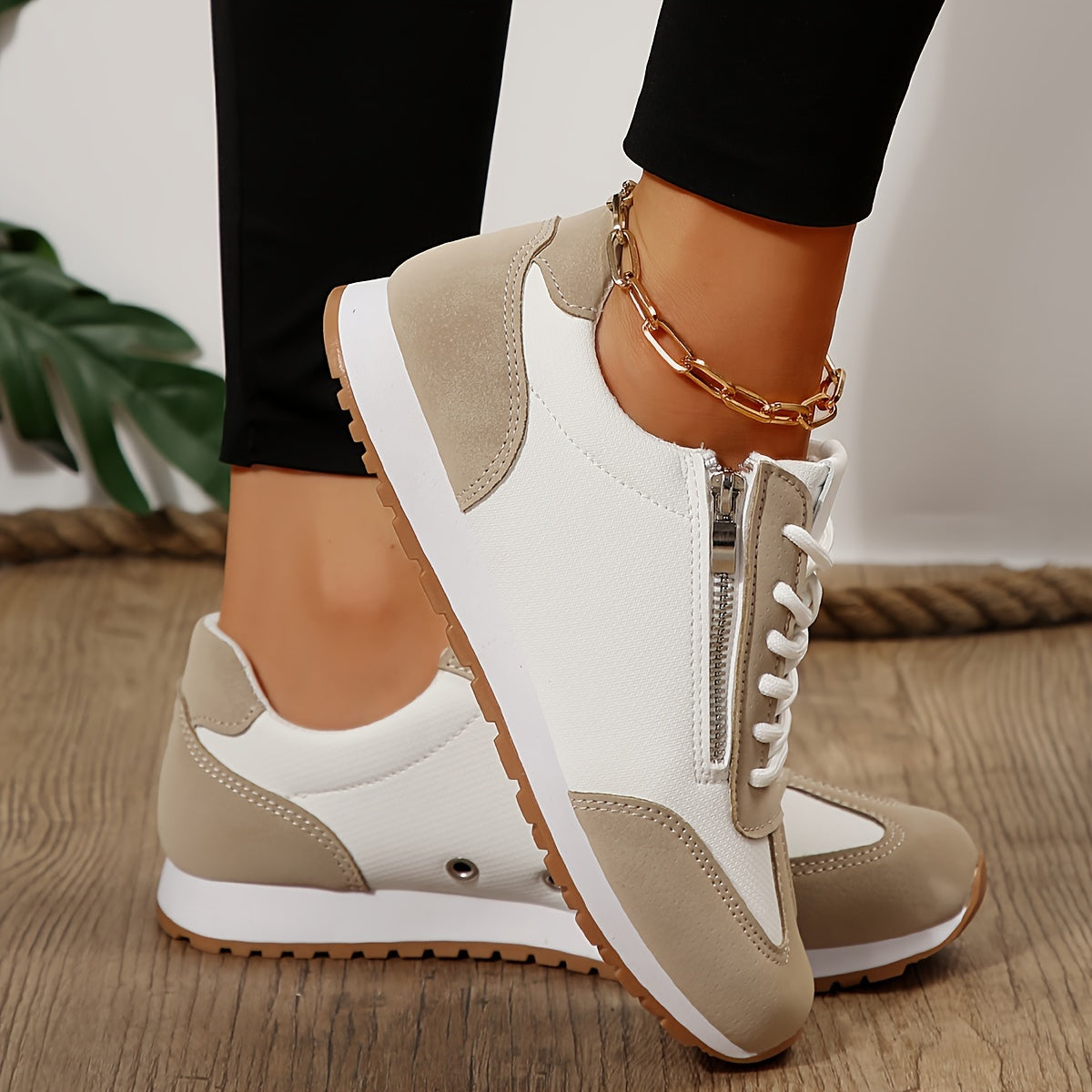 DFFRNT®| Sneakers met ritssluiting