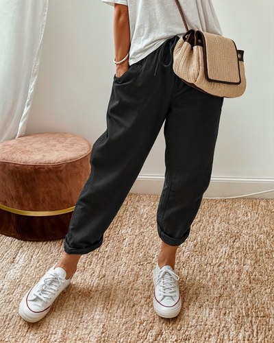 DFFRNT® | Elegante linnenmix broek
