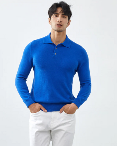 DFFRNT® | Kasjmier Polo met lange mouwene