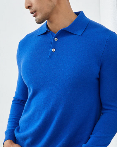 DFFRNT® | Kasjmier Polo met lange mouwene