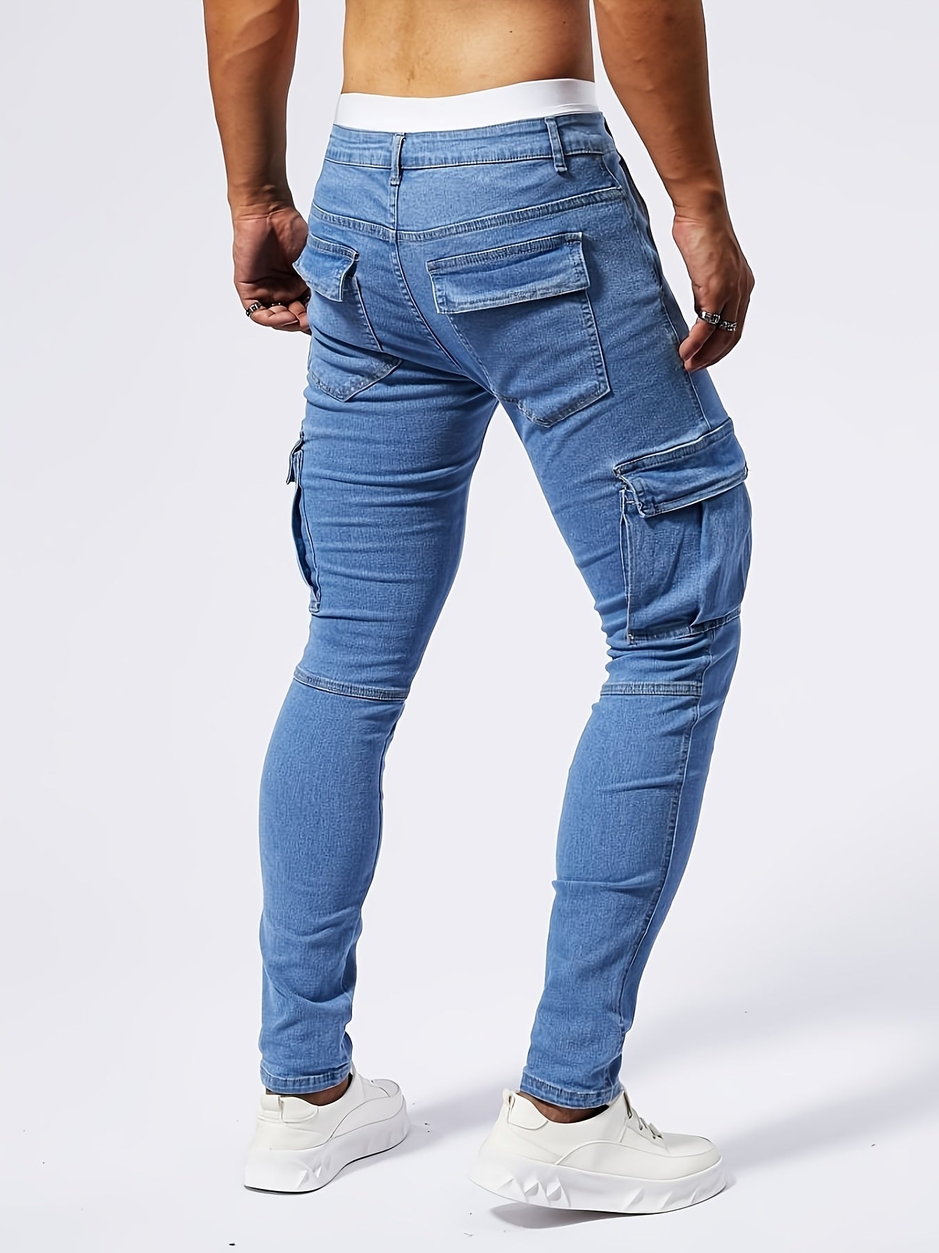 DFFRNT® | Extra Slim Fit Cargo Jeans