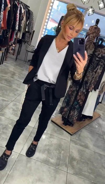 DFFRNT® | Tweedelige set met zachte blazer & relaxte joggers