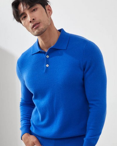 DFFRNT® | Kasjmier Polo met lange mouwene