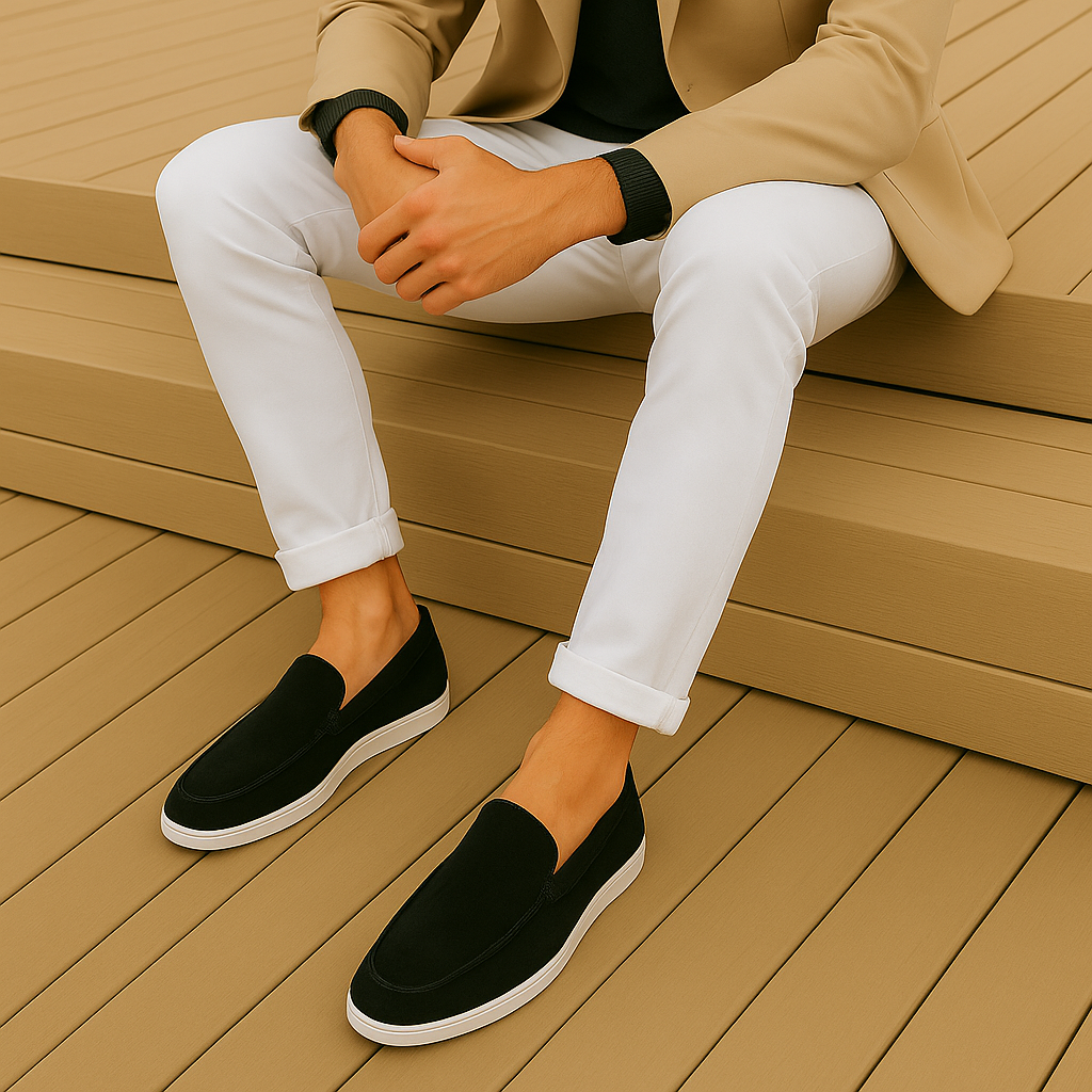 DFFRNT® | Lage suéde Loafers