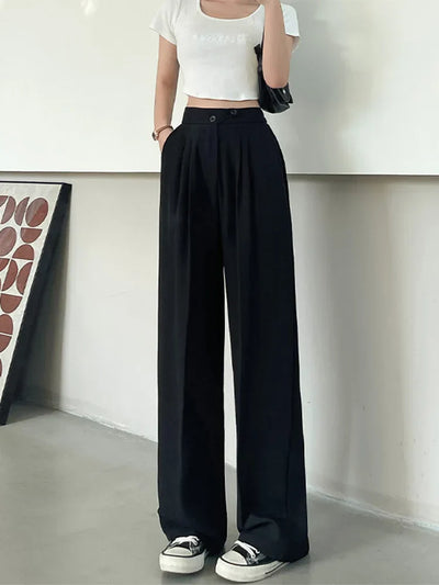 DFFRNT® | Wijde stretchy broek
