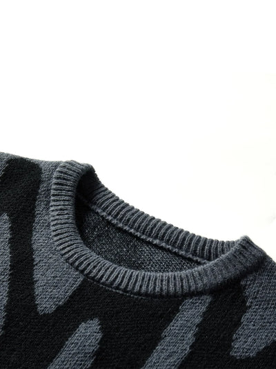 DFFRNT® | Oversized sweater met elegant patroon