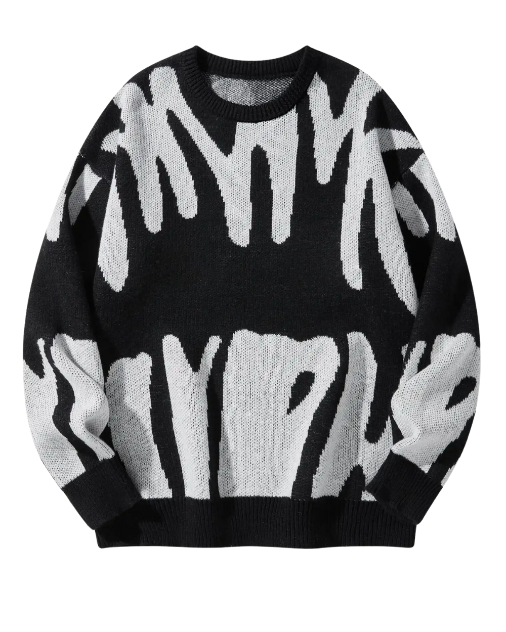 DFFRNT® | Oversized sweater met elegant patroon