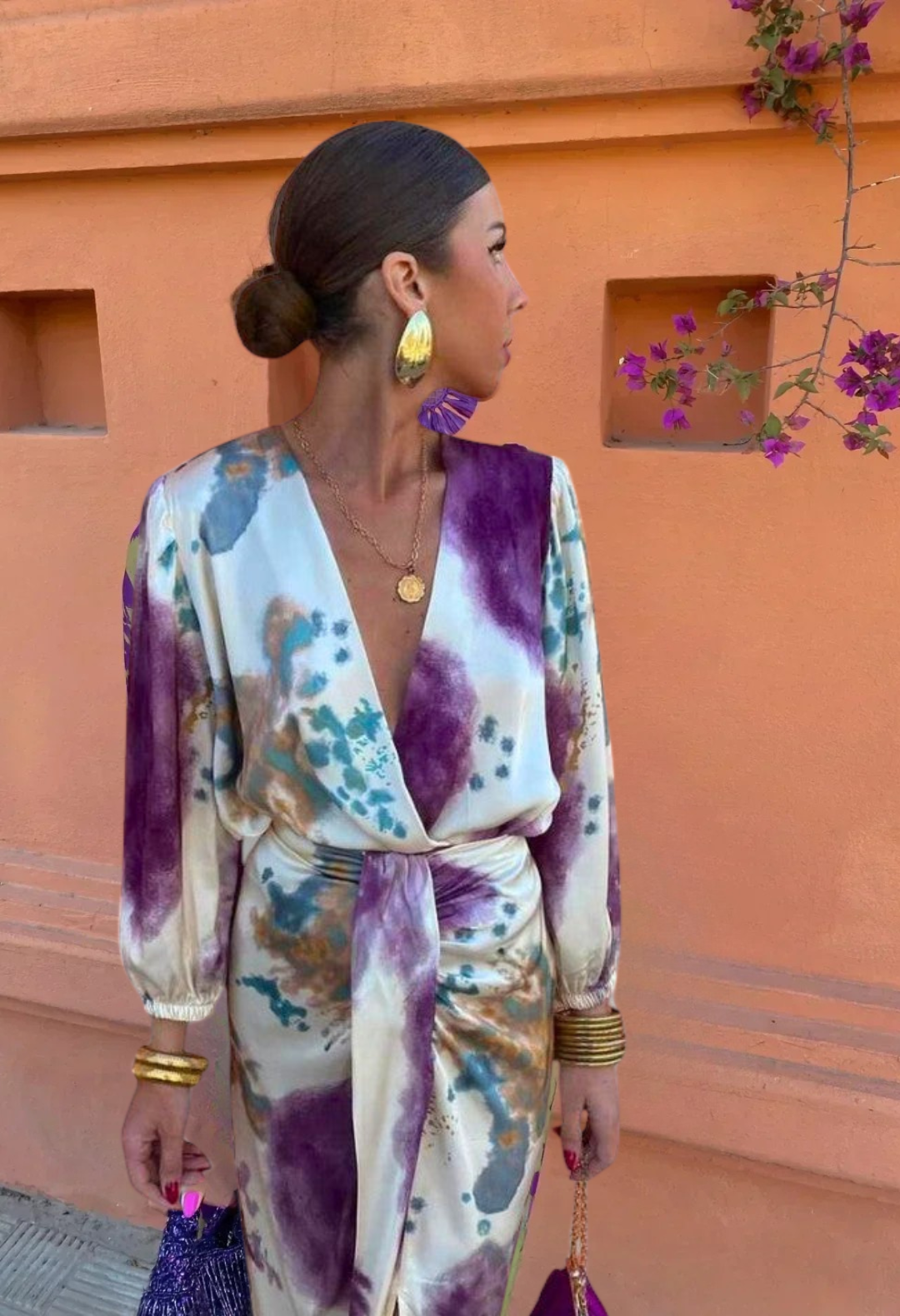 DFFRNT®  | Elegante V-hals jurk