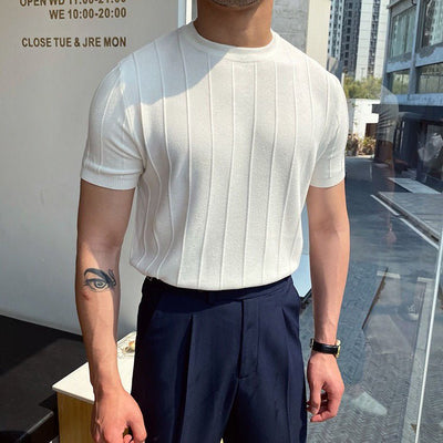 DFFRNT® | Italiaans design gebreide T-Shirt