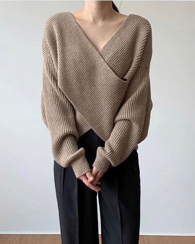 DFFRNT® | Elegante kruisgebreide trui