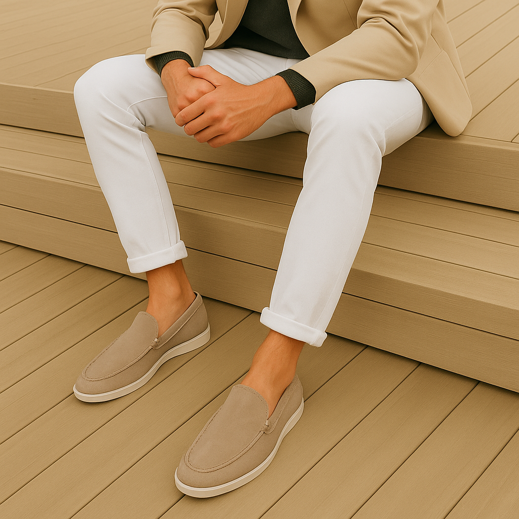 DFFRNT® | Lage suéde Loafers
