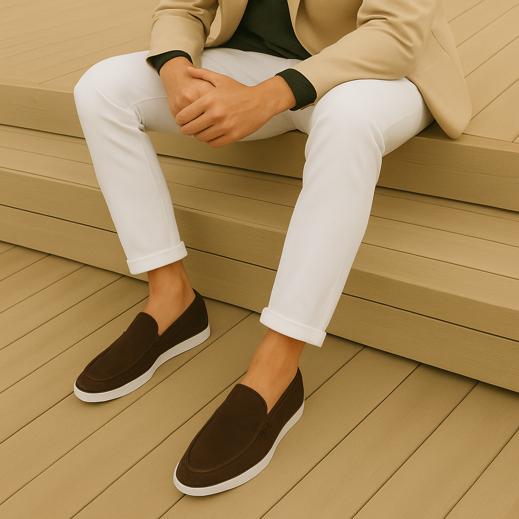 DFFRNT® | Lage suéde Loafers