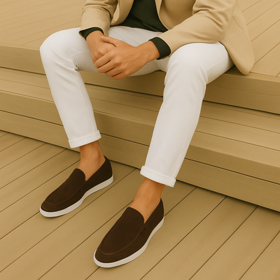 DFFRNT® | Lage suéde Loafers