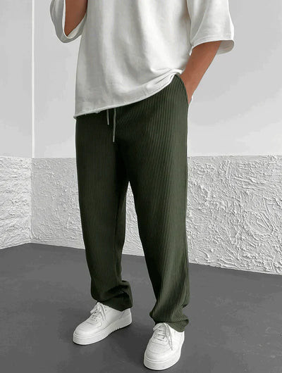 DFFRNT® | Relaxte geribbelde broek