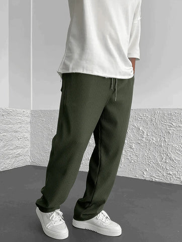 DFFRNT® | Relaxte geribbelde broek