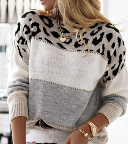 DFFRNT® | Trui Met Luipaardprint