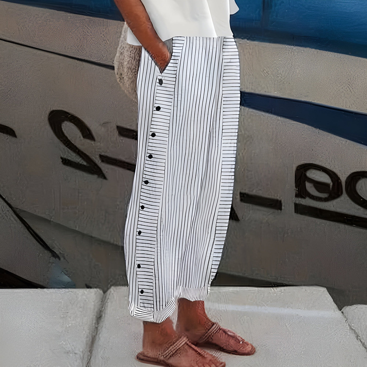 DFFRNT® | Linnen broek