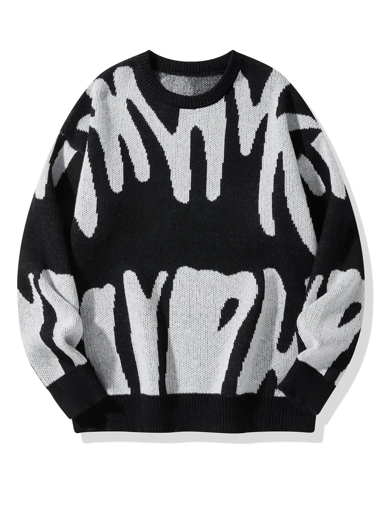 DFFRNT® | Oversized sweater met elegant patroon