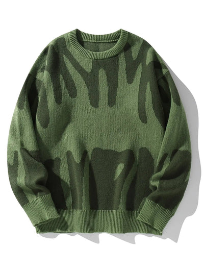 DFFRNT® | Oversized sweater met elegant patroon