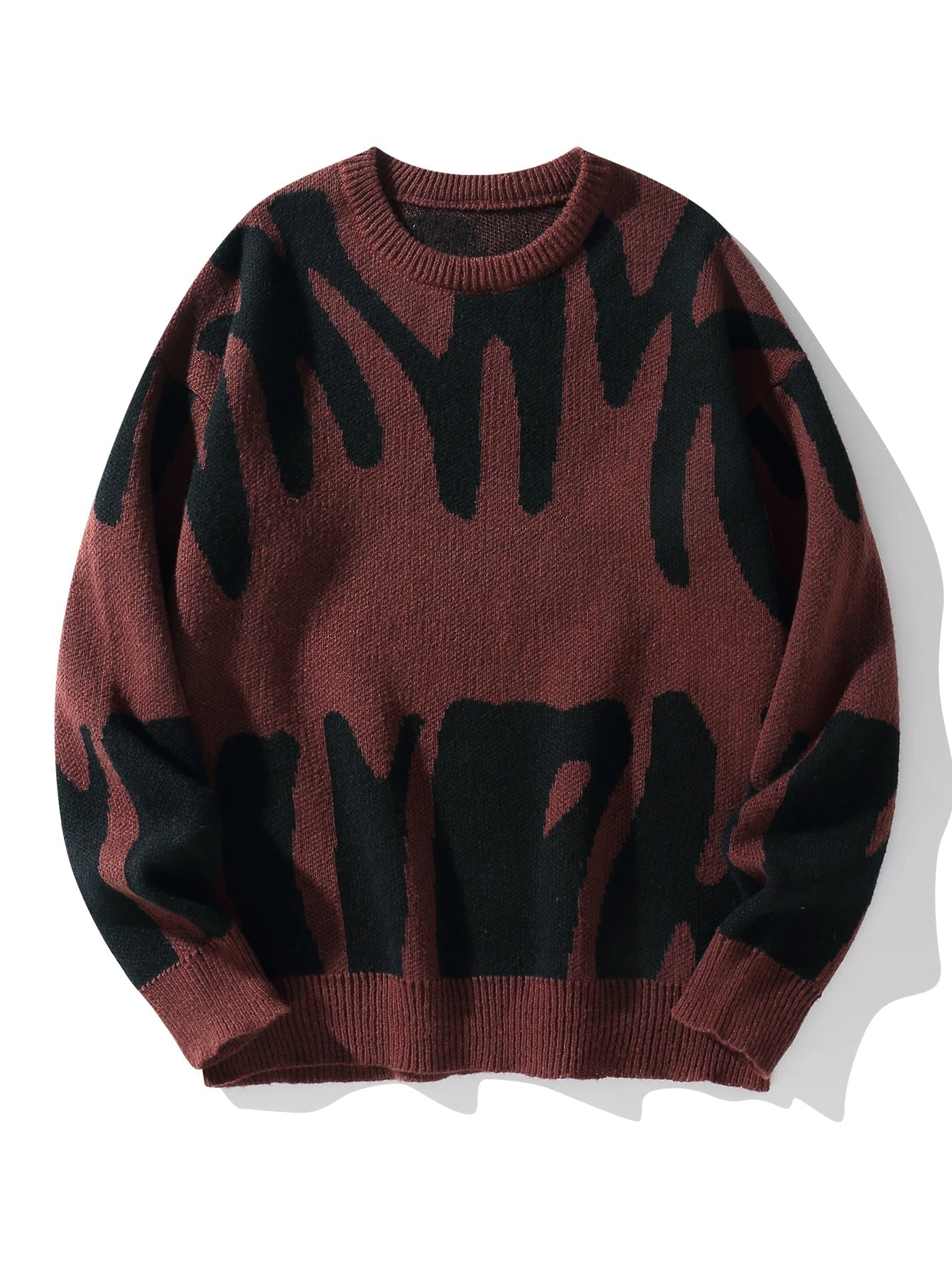 DFFRNT® | Oversized sweater met elegant patroon